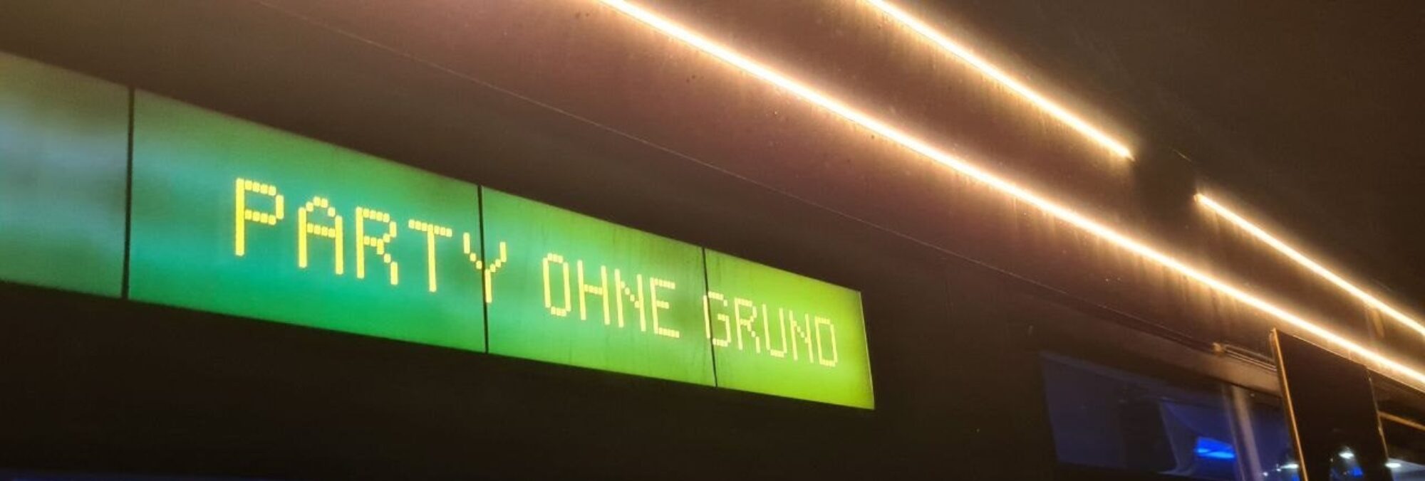 Party ohne Grund